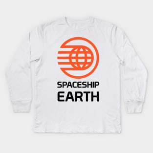 Spaceship Earth T-Shirt Kids Long Sleeve T-Shirt